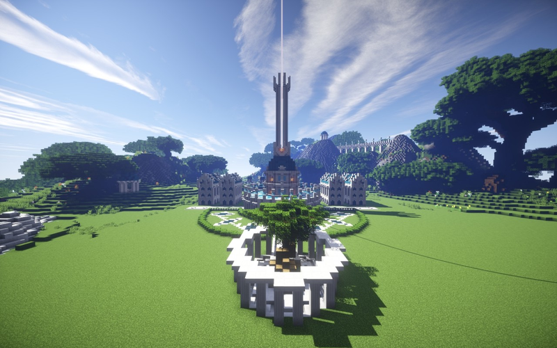 Illustration for article titled Spectacular Builds From Minecraft's "Floating Island" Contest